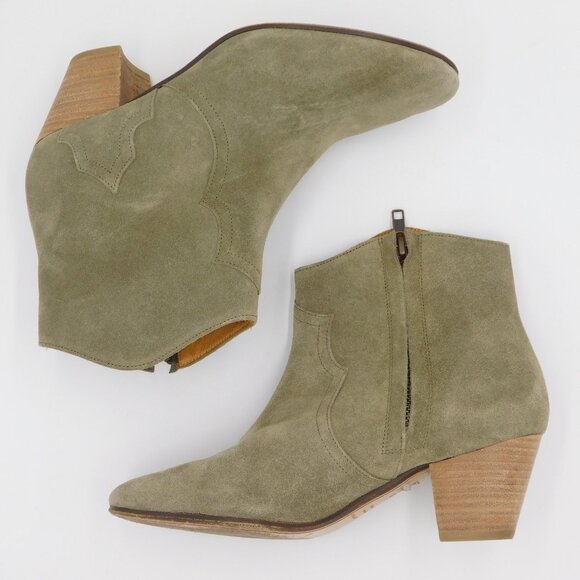 Isabel Marant Etoile Dicker Ankle Boot | Taupe | Suede Leather | VGUC | 9 / 39 - Picture 11 of 11